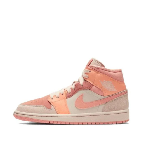 air jordan 1 mid apricot orange terrace blush